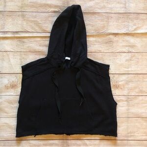 Zara Cropped Hoodie Tank